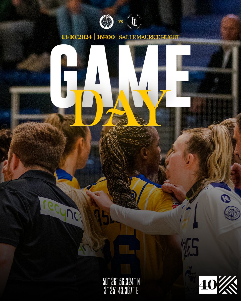 🔥  𝗝𝗢𝗨𝗥 𝗗𝗘 𝗠𝗔𝗧𝗖𝗛 💪

🆚  Lomme Lille Metropole Handball
🏆 1er tour de Coupe de France
🏟 Salle Maurice Hugot - Saint-Amand les Eaux
⌚ 16h00
🎟️ bit.ly/3AjCQ2t

📷 Théo Audren
#SAHPH #Louves