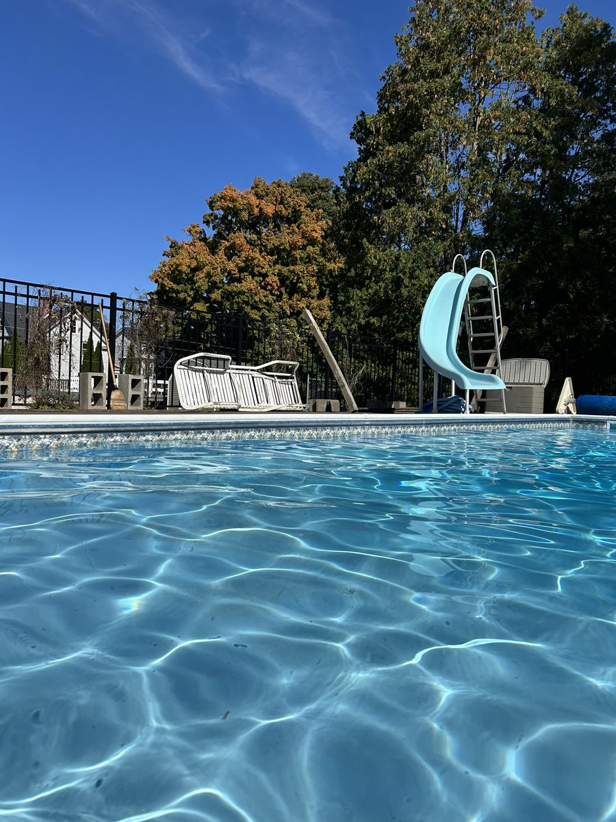 Final swim of the season 
Great sunny fall day. Too bad swim season is just may until October.