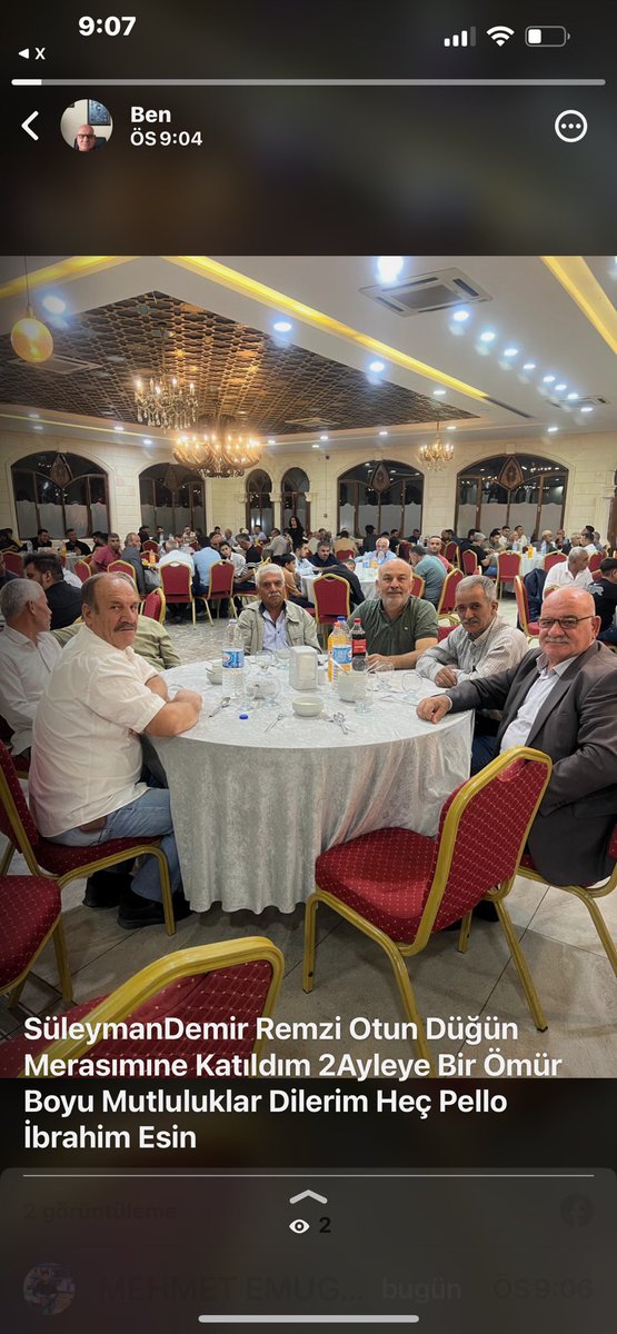 Demir VeRemzi Ot 2AyleyeBir Ömür Boyu Mutluluklar Dilerim Heç Pello İbrahim Esin