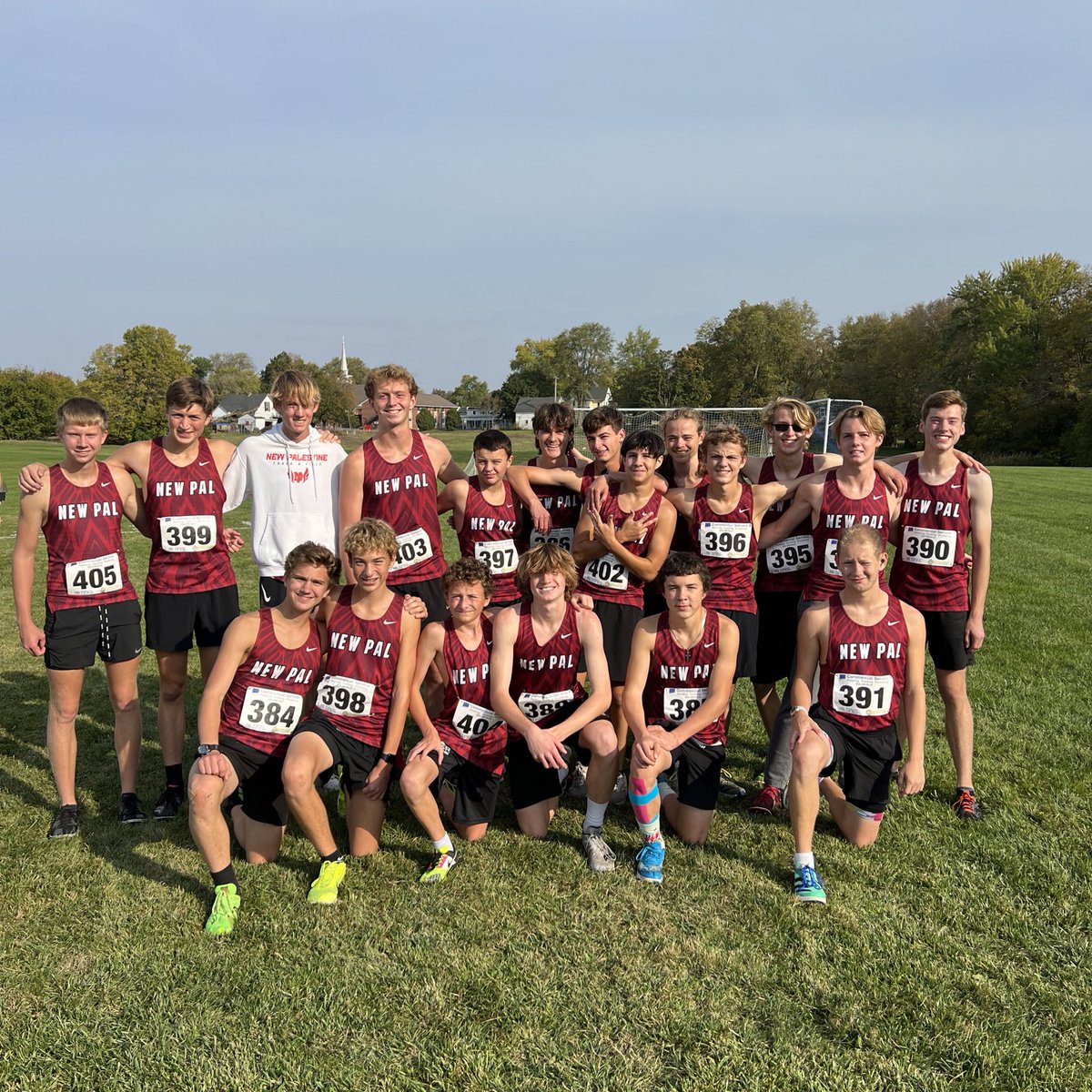 The NP Boys Cross Country team won the Dragon Invitational today.  Great run!! <a href="/ginapleak/">Gina Pleak, Ph.D.</a> <a href="/NewPalAsstSup/">Katy Eastes</a> <a href="/MooreNPJH/">NPHS Asst. Principal & Girls Varsity 🏀 Coach</a> <a href="/NPHSDragons/">New Palestine Dragons</a> <a href="/BurkNPHS/">Mitch Burk</a> <a href="/ELBranch13/">Eric Branch</a> #WeAreDragons