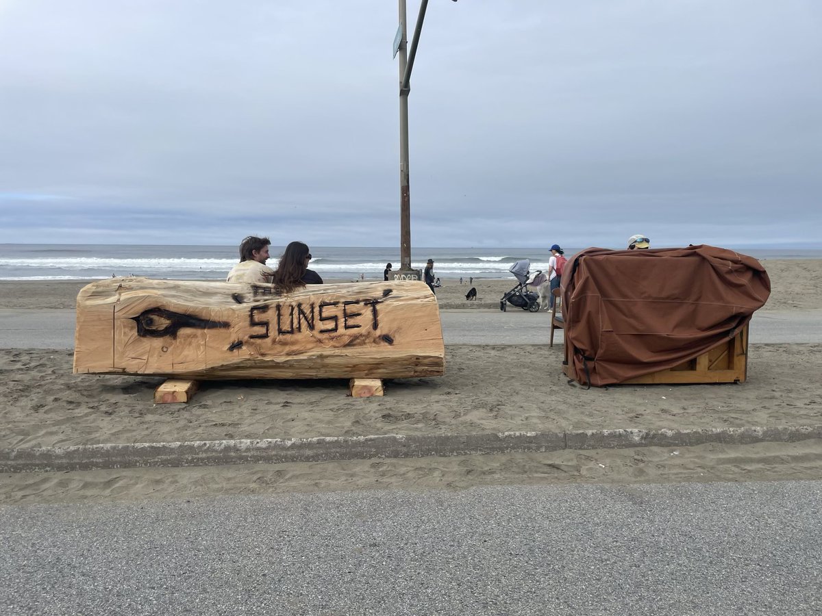 (Inactive) Friends of Ocean Beach Park (@greathwypark) on Twitter photo 🚨Major Bench News🚨 <a href="/RecParkSF/">San Francisco Recreation and Park Department</a> installed a SECOND bench at Noriega! 🚨Major Bench News🚨 <a href="/RecParkSF/">San Francisco Recreation and Park Department</a> installed a SECOND bench at Noriega!