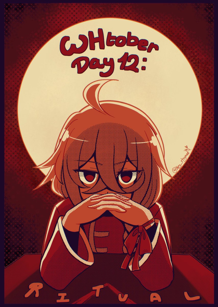 ❤️WHtober Day 12: Ritual❤️

#WHtober2024 #WitchsHeart