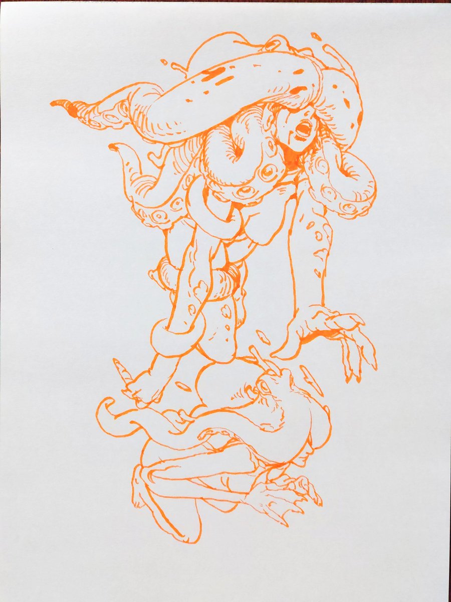 新しいペンで落書きその1。