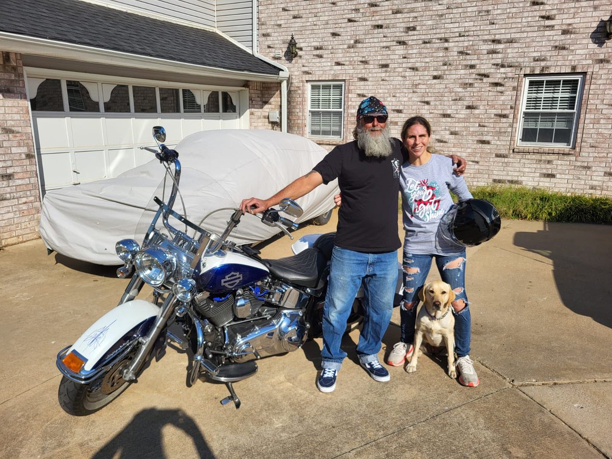 A perfect morning for riding #HarleyDavidson #GuideDogsOfAmerica