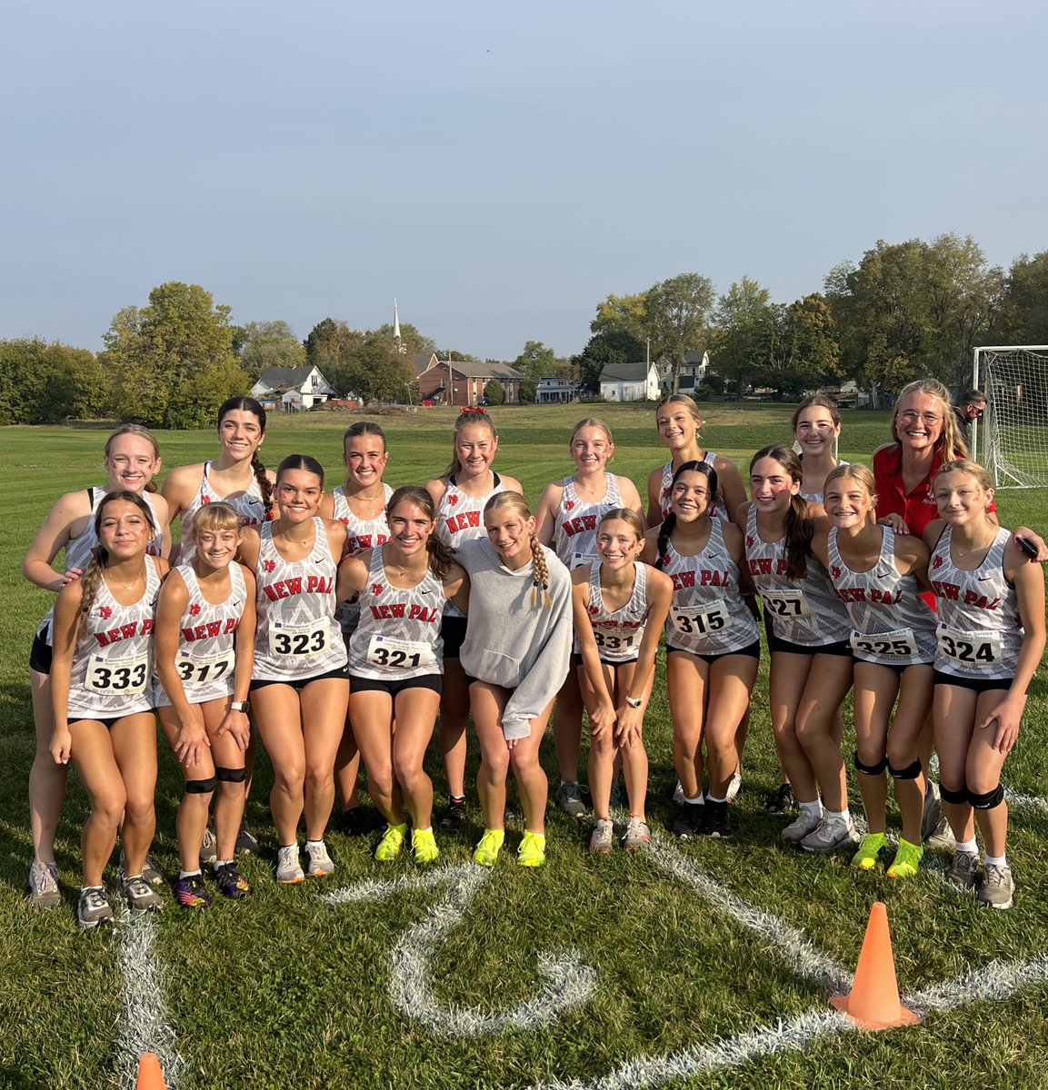 The NP Girls Cross Country Team won the Dragon Invitational today.  Awesome run!! <a href="/ginapleak/">Gina Pleak, Ph.D.</a> <a href="/NewPalAsstSup/">Katy Eastes</a> <a href="/NPHSDragons/">New Palestine Dragons</a> <a href="/MooreNPJH/">NPHS Asst. Principal & Girls Varsity 🏀 Coach</a> <a href="/BurkNPHS/">Mitch Burk</a> <a href="/NPHS_Counseling/">NPHS_Counseling</a> <a href="/ELBranch13/">Eric Branch</a> #WeAreDragons