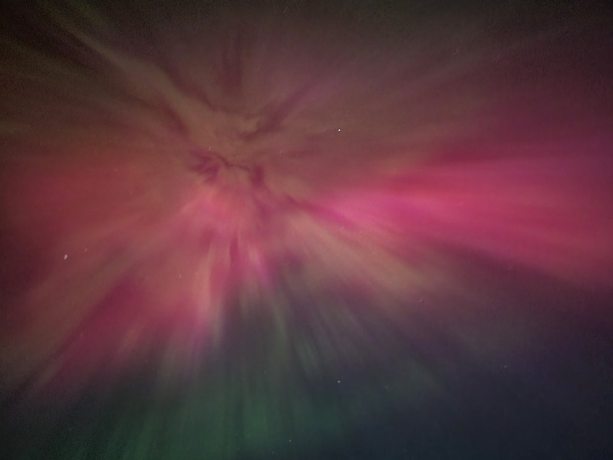 Pix406's tweet photo. As many have heard, the second week of October 2024 was about as epic as it comes when talking about the #auroraborealis.  They were actually visible with the naked eye.  #BucketList = CHECKED.  #Montana https://t.co/c6QMTyFUCZ