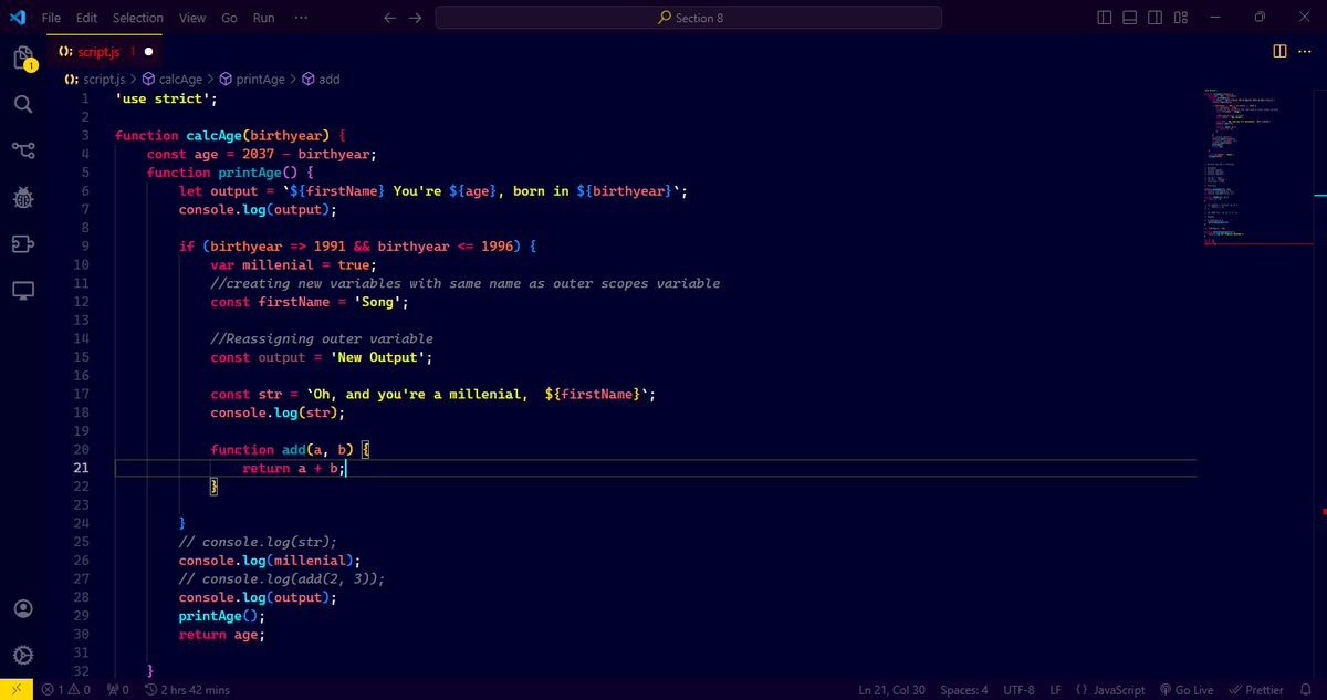 thesongmartins's tweet image. Day 19 #100daysofcodechallenge #100DaysOfCode ✅JavaScript Engine & Runtime
✅Execution contexts & call stacks
✅Scopes & Scope chain
✅Hoisting & TDZ 
Well, I quite didn't understand all of it though, but I'll keep it going.
 #frontendengineer #softwareengineer #javascript