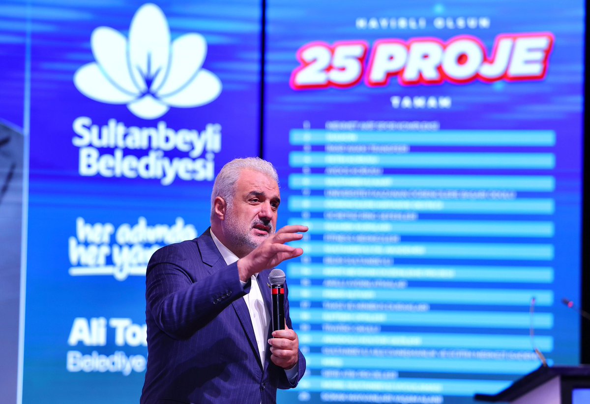 alitombastr's tweet photo. Sultanbeyli'mize 6 ayda 25 Proje kazandırdık!

✅Mehmet Akif Spor Kompleksi
✅SULKON
✅Fetih Korusu
✅Aydos Korusu
✅Sultanbeyli Kart
✅Üniversiteyi Kazananlara 10 Bin TL Başarı Ödülü
✅İlkokul Öğrencilerine Kırtasiye Seti
✅Ücretsiz Ring Seferleri
✅Bilim Sultanbeyli
✅Sultanbeyli FİT
✅Sultanbeyli Dil Akademisi
✅SULMEK
✅Kent Meydanı Düzenleme Projesi
✅Akıllı Aydınlatmalar
✅Fiber Altyapı
✅Taksi ve Minibüs Durakları
✅İletişim Ofisleri
✅Tiyatro Okulu
✅Anadolu Kültür Gezileri
✅Sultanbeyli Aile Danışmanlık ve Eğitim Merkezi 
✅SADEM
✅Kreş
✅Sıfır Atık Projeleri-Kompost Tesisi
✅Mobil Sultanbeyli
✅Sokak Hayvanları Yaşam Alanı

7'den 70'e tüm vatandaşlarımıza hizmet edecek toplam 25 projemizi hayata geçirdik.

Yeni dönemde, yeni projelerimizi hizmetinize sunmak için çalışmalarımıza aralıksız devam edeceğiz.

Cumhurbaşkanımız Sn. @RTErdogan'ın liderliğinde, devraldığımız hizmet sancağını daha da yukarılara taşımak için tüm gücümüzle çalışacağız.

25 Proje Tanıtım Programı'mıza katılımlarından dolayı İl Başkanımız Sn. @osmannnurika, İstanbul Milletvekilimiz Sn. @yahyacelik_, Siyasi Partilerimizin İlçe Başkanlarına ve Yönetimine; meclis üyelerimize, muhtarlarımıza, Oda ve STK Başkanlarımıza şükranlarımı sunarım.

Ve özellikle 25 projemize üstün emeklerinden dolayı tüm çalışma arkadaşlarıma teşekkür ederim.
#Sultanbeyli25Proje