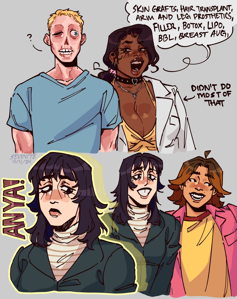 ⚧︎ ⚢ sevencontrol || wife of taash on X: [mouthwashing] love seeing ppl  draw rehabilitated curly so i wanted 2 try… also anya+daisuke!!!  t.cohqH383KbHn  X