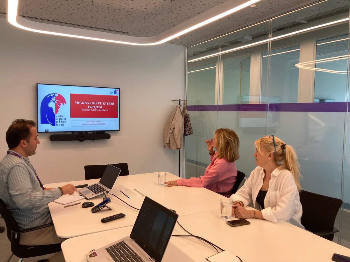 KÜRESEL MİGREN VE AĞRI DERNEĞİ OLARAK YAPTIĞIMIZ EĞİTİMLE SIEMENS ENERGY GRUBUNU  MİGREN DOSTU İŞYERİ YAPTIK.60 KİŞİNİN AKTİF VE AYRICA ONLINE KATILIMCILARLA ÇOK GÜZEL VE VERİMLİ BİR TOPLANTI OLDU.BUĞÜNKÜ EĞİTİMİN YÜKÜNÜ YÜKLENEN DR.GÜLMİSAL ERDOĞANA ÇOK TEŞEKKÜR EDERİZ