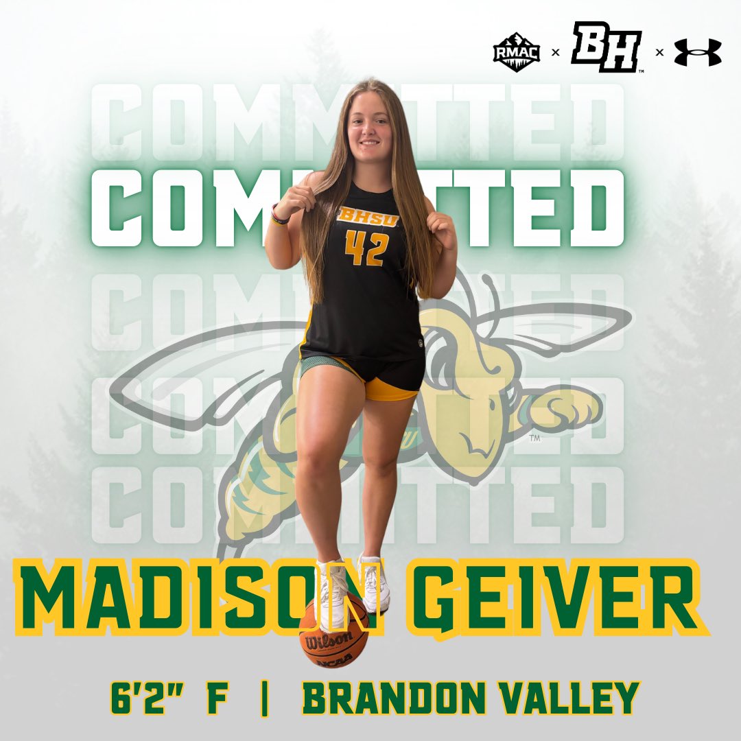 I am so excited to announce my commitment to Black Hills State University!
Thank you for everyone who has helped me get here!! 
Go Yellow Jackets!!! 💚💛 #committed