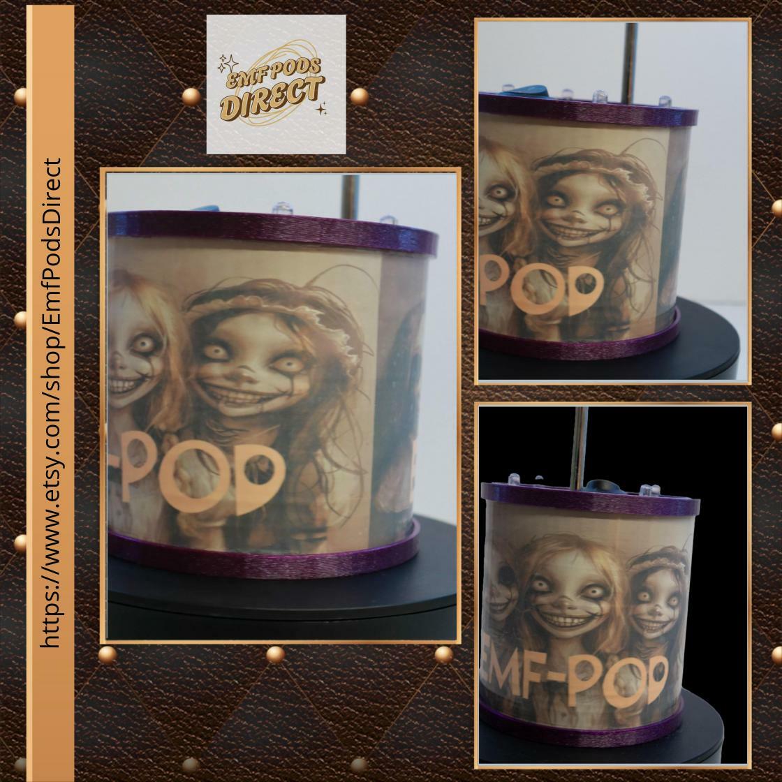 Exquisite! Captivating! Elevate your style with vinyl wrapped EMF Pod for Paranormal ghost hunting spirit communication emf device only no box, available for a limited time at the incredible price of £99.99
emfpodsdirect.etsy.com/listing/175703…
#SpiritCommunication #GhostHunting