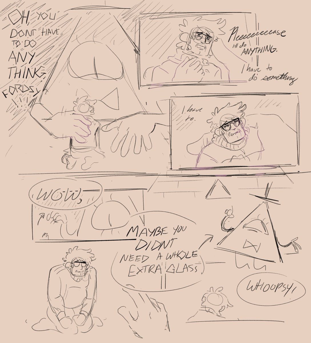 astergore's tweet image. im posting these here bc im fucking insane i think but that one #billford fic is in my brain