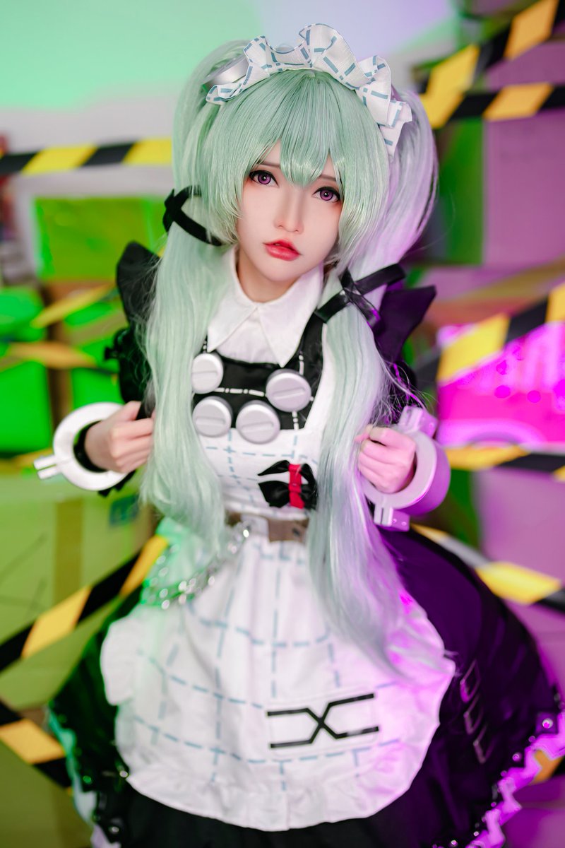 Normal service or special service from me sir? 👀💚

#可琳・威克斯 #绝区零

➡️ Btw, Corin is avaiable on my 🅿️🅰️ this month 💖 https://t.co/W1mcEDhVSn