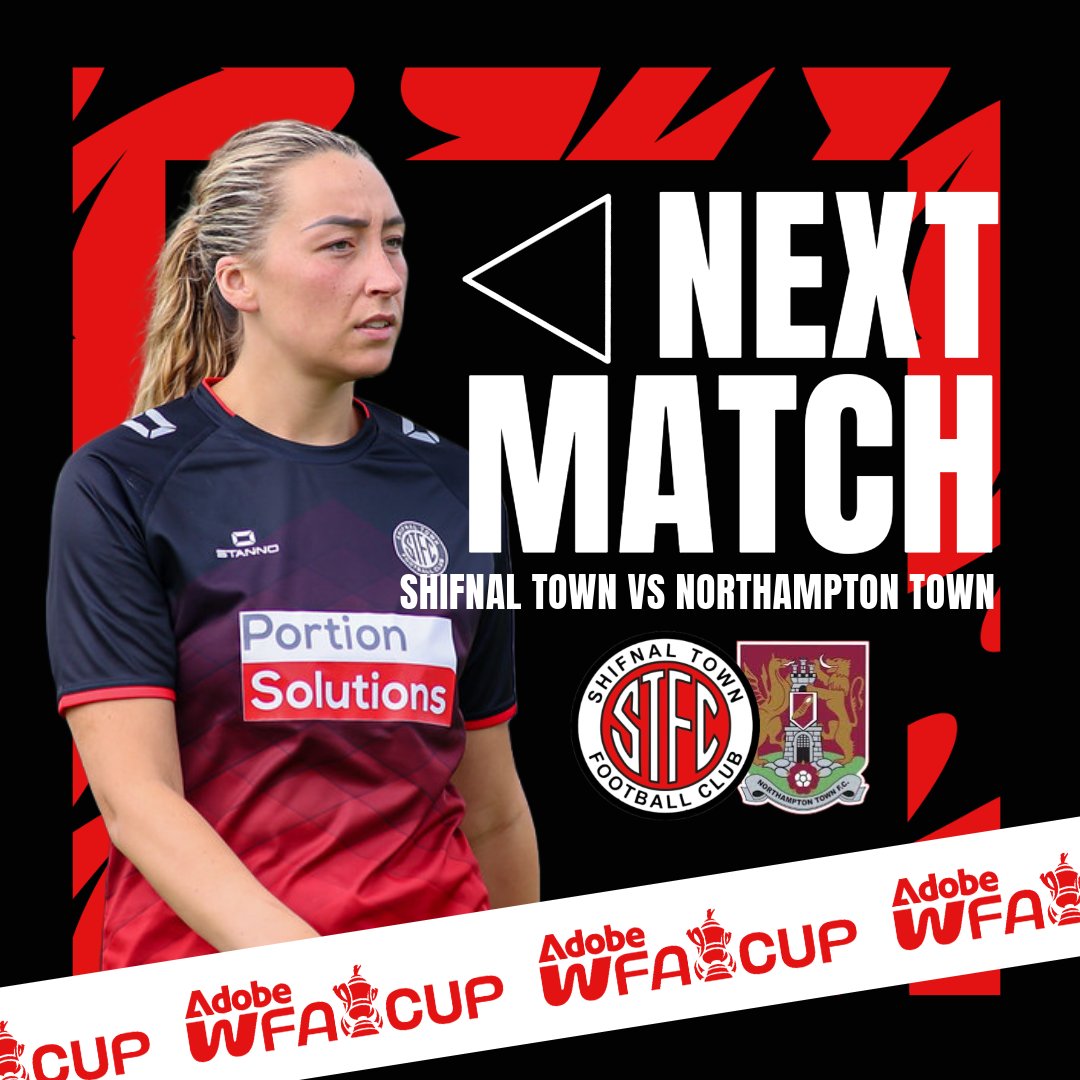 Tomorrow the ladies are in FA Cup action against Northampton Town ladies

Come along and support the ladies in what is set to be and exciting but tough challenge 💪

🏟️ at the acoustafoam stadium, TF11 8PD

⏰ 2 oclock kick off

🎟️ £5 adults/ £3 kids

🍻 refreshments available