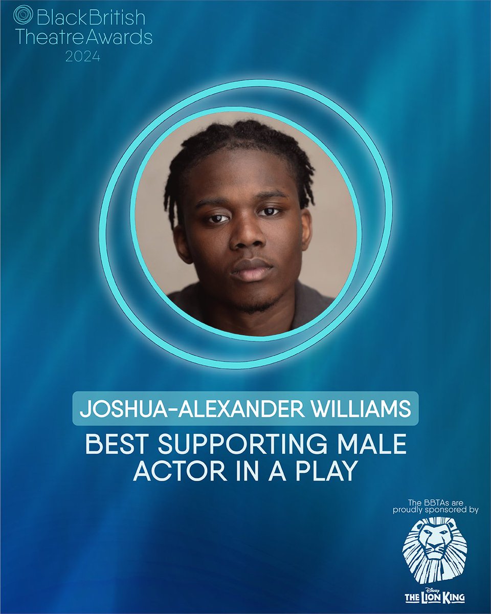 ✨ PLAY GROUP NOMINEES ✨
BEST SUPPORTING MALE ACTOR IN A PLAY AWARD

Branden Cook, Skeleton Crew, <a href="/DonmarWarehouse/">Donmar Warehouse</a> 

Frank Skully, Kiss Marry Kill, <a href="/DanteorDie/">Dante or Die</a> - UK Tour

Joshua-Alexander Williams, <a href="/romeojulietldn/">Romeo and Juliet</a> , The Duke of York's Theatre <a href="/jamielloydco/">The Jamie Lloyd Co</a>

#theBBTAs