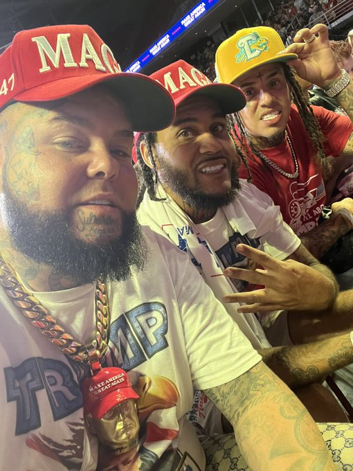nyplatform2024's tweet photo. @ForgiatoBlow47 #LatinosForTrump #LowRiders4Trump , #BlackMenInMusic are all in on the #CoachellaRally with @latimes @LATstevelopez @RNCLatinos to #TurnCaliRed https://t.co/DG0LhAz0tK https://t.co/B5SfDL1sfP