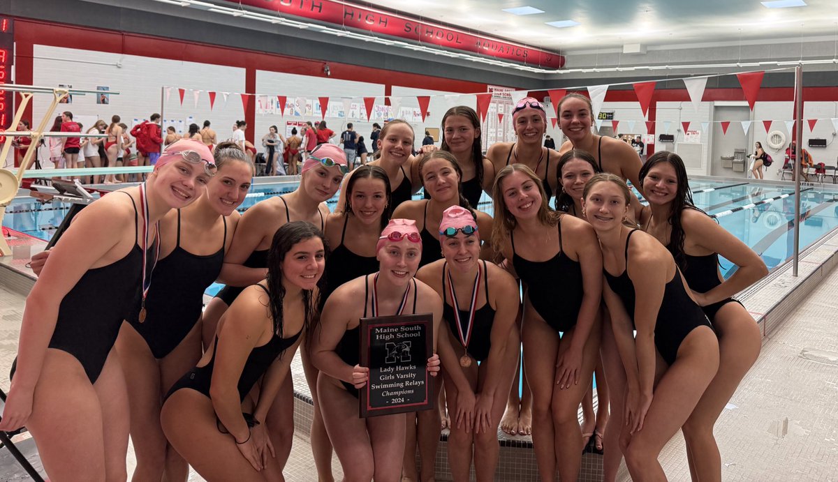 Girls’ Swim
Congratulations to the Dukes!  Maine South Relays Champions!