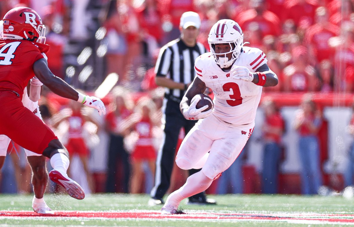 Tawee Walker: 24 carries, 198 yards, 3 TD's.

#Badgers