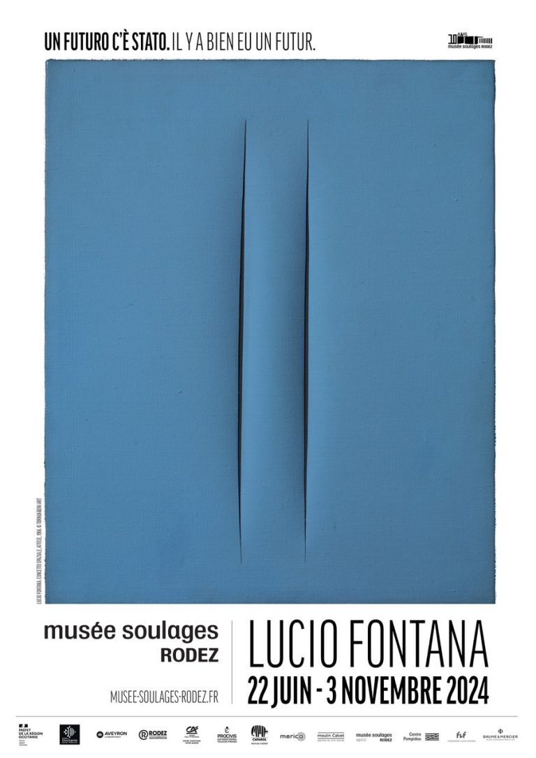 Née d’une conversation en 2020 avec #PierreSoulages, la rétrospective #LucioFontana <a href="/MuseeSoulages/">Musée Soulages Rodez</a> se révèle sobre et efficace. Organisée de façon chrono-thématique, l'exposition bénéficie de superbes prêts de musées et fondations français, italiens ou suisses. A voir !