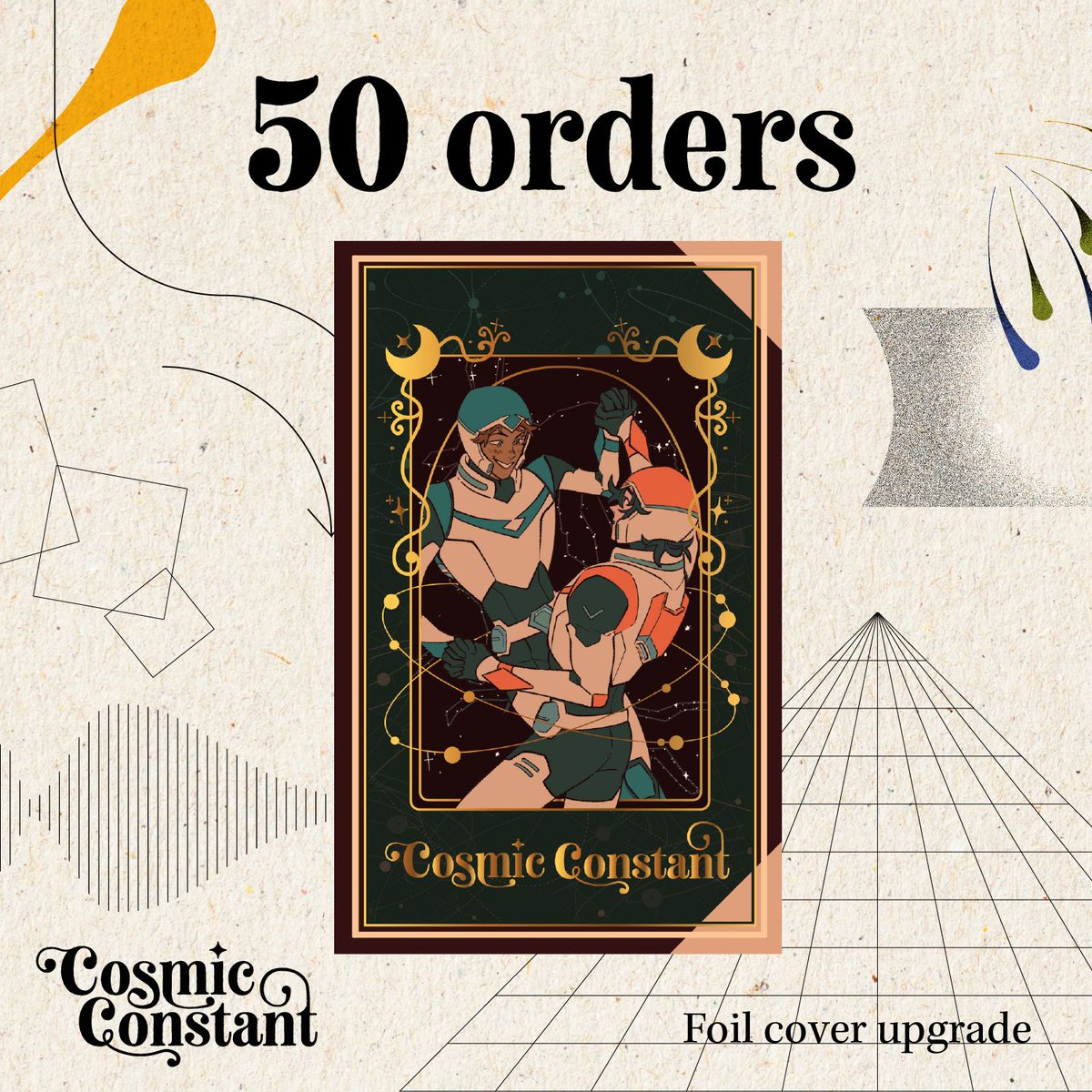 Only two days left until the shop opens, and we have some exciting goals on the horizon 🪐 Every time we meet one of these order goals, a new item gets added to our bundles at no additional cost to the buyers!
#klance #vld #klancezine