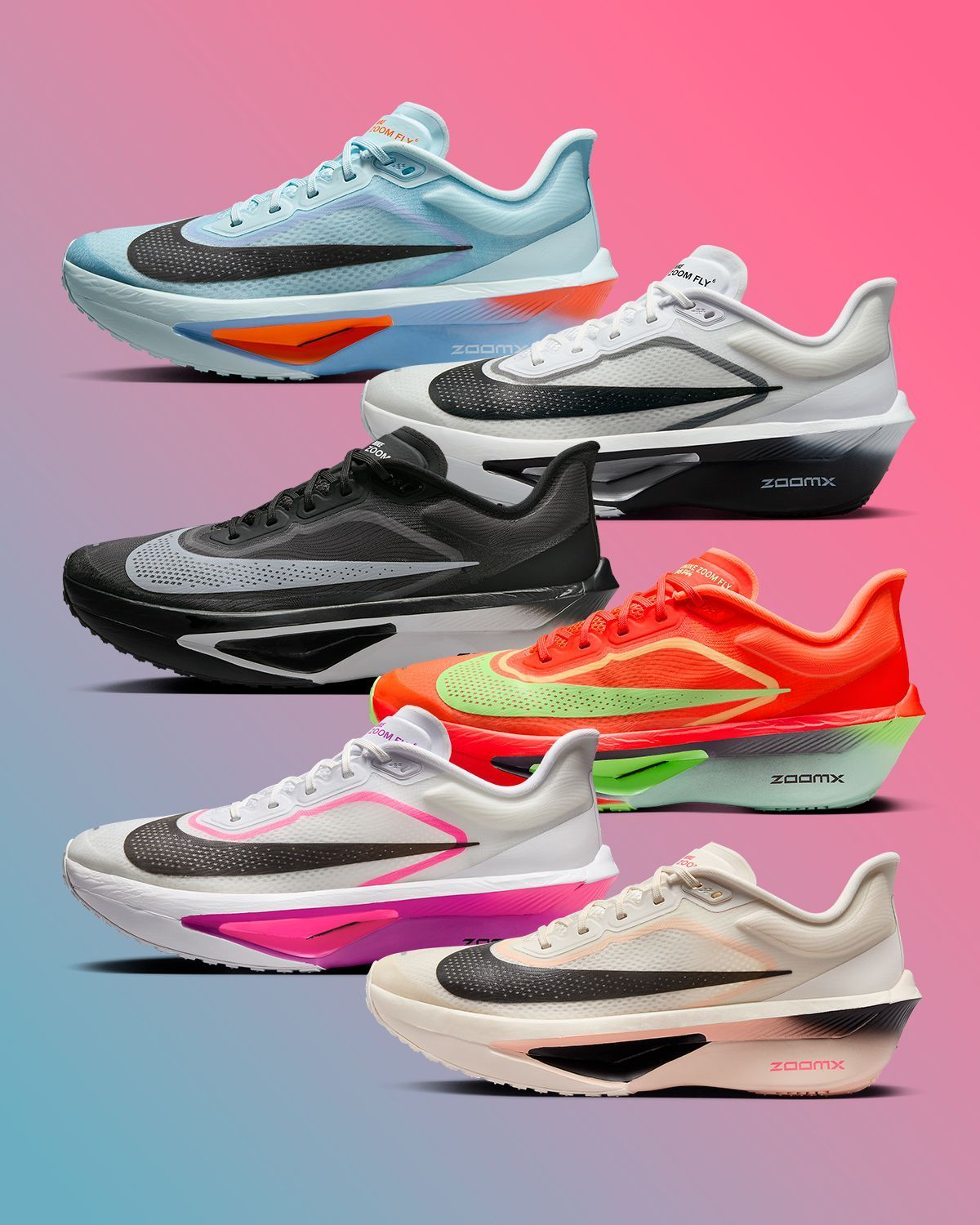 Sneaker News on X What s your favorite Nike Zoom Fly 6 colorway releasing in 2024 2025 All size are due out at the end of the year and into early 2025 for 170