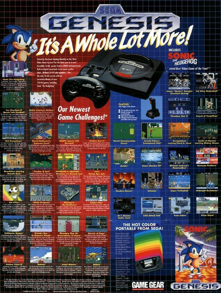 1993 Sega Genesis ad
