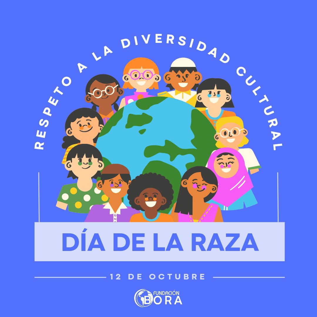 FundacionBORA's tweet photo. En conmemoración del #EncuentroDeDosMundos con la llegada de Cristóbal Colón en 1492 al continente americano, en la mayoría de los países hispanoamericanos y en los #EstadosUnidos, celebramos el #DíaDeLaRaza. 

#VivamosLosMomentos 🧡 https://t.co/FySEmwFzvA