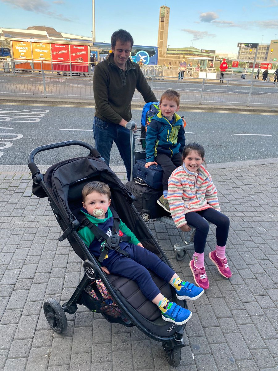 On holiday, don’t know how much R&amp;R we’ll get with this gang though !