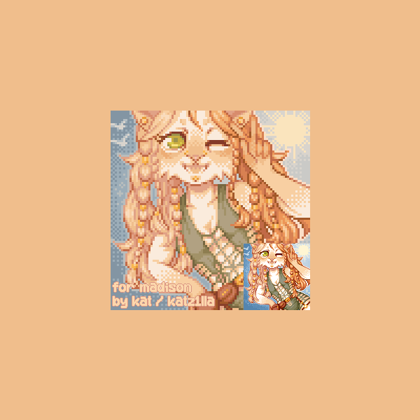 katz1lla's tweet photo. for madison🌞
#furry #furryart #furryartist #pixelart #pixelartist #kemono https://t.co/M3lYEjOkOr