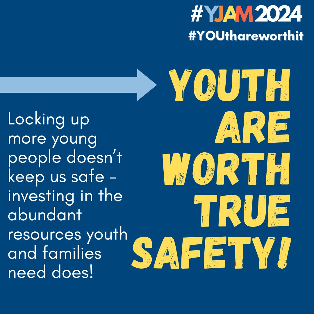 Oklahoma Policy Institute (@okpolicy) on Twitter photo Investing in recreation, housing, family sustaining jobs, green spaces, mental health care, health care, and transformative schools creates true safety - not more police and prisons. #YJAM2024, #YOUthareworthit #YJAM <a href="/4juvjustice/">Coalition for Juvenile Justice</a> <a href="/WeAreNYJN/">National Youth Justice Network</a> Investing in recreation, housing, family sustaining jobs, green spaces, mental health care, health care, and transformative schools creates true safety - not more police and prisons. #YJAM2024, #YOUthareworthit #YJAM <a href="/4juvjustice/">Coalition for Juvenile Justice</a> <a href="/WeAreNYJN/">National Youth Justice Network</a>