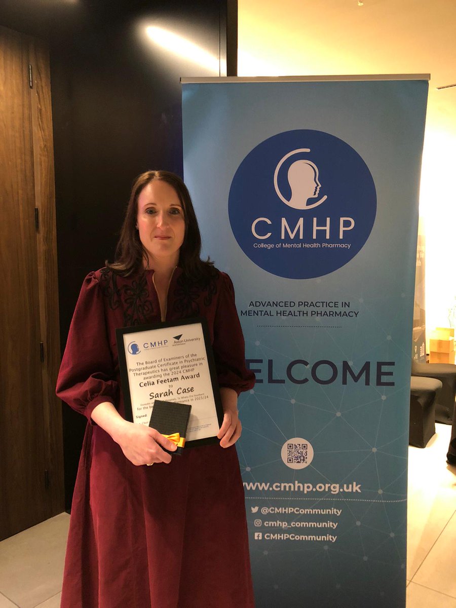 Aston Pharmacy School (@aston_pharmacy) on Twitter photo <a href="/CMHPCommunity/">CMHP</a> <a href="/Roz_Gittins/">Roz Gittins</a> <a href="/Prof_Ian_M/">Professor Ian Maidment</a> <a href="/Macfarlanes25/">Hannah Macfarlane (she/her)</a> <a href="/__EmmaSmith/">Emma Smith</a> <a href="/NLewis_Aston/">Natalie Lewis</a> <a href="/degun_gagan/">Gagan Degun</a> We celebrated our PG Mental Health Therapeutics Certificate and Psychiatric Pharmacy Diploma students. Sarah Case won the Celia Feetam Award for best performance on the Certificate. Alun Morgan won the Helen Tennant Award for the best performance on the Diploma #CMHP24 <a href="/CMHPCommunity/">CMHP</a> <a href="/Roz_Gittins/">Roz Gittins</a> <a href="/Prof_Ian_M/">Professor Ian Maidment</a> <a href="/Macfarlanes25/">Hannah Macfarlane (she/her)</a> <a href="/__EmmaSmith/">Emma Smith</a> <a href="/NLewis_Aston/">Natalie Lewis</a> <a href="/degun_gagan/">Gagan Degun</a> We celebrated our PG Mental Health Therapeutics Certificate and Psychiatric Pharmacy Diploma students. Sarah Case won the Celia Feetam Award for best performance on the Certificate. Alun Morgan won the Helen Tennant Award for the best performance on the Diploma #CMHP24
