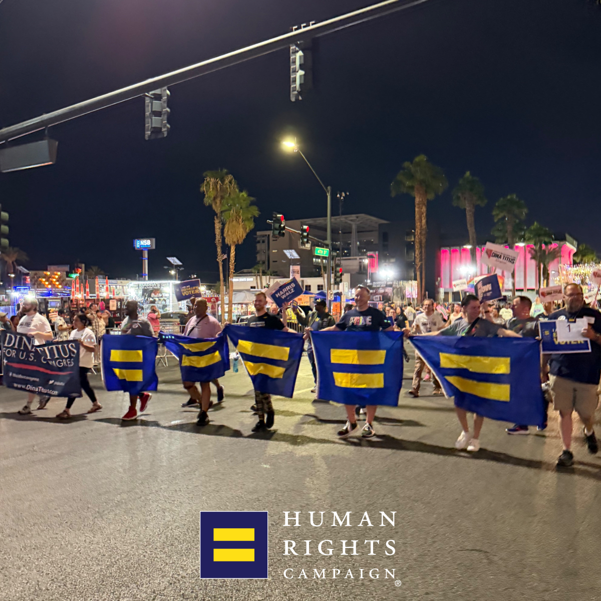 🎉 HAPPY PRIDE, VEGAS! 🏳️‍🌈🌈🏳️‍⚧️

#Pride Parade was a blast! Thank you to our community of friends, volunteers, and supporters for walking with #HRC. 

Help us get pro-equality candidates to office! 

Volunteer opportunities
mobilize.us/hrcnv/

#LGBTQ #LGBTQIA #Equality