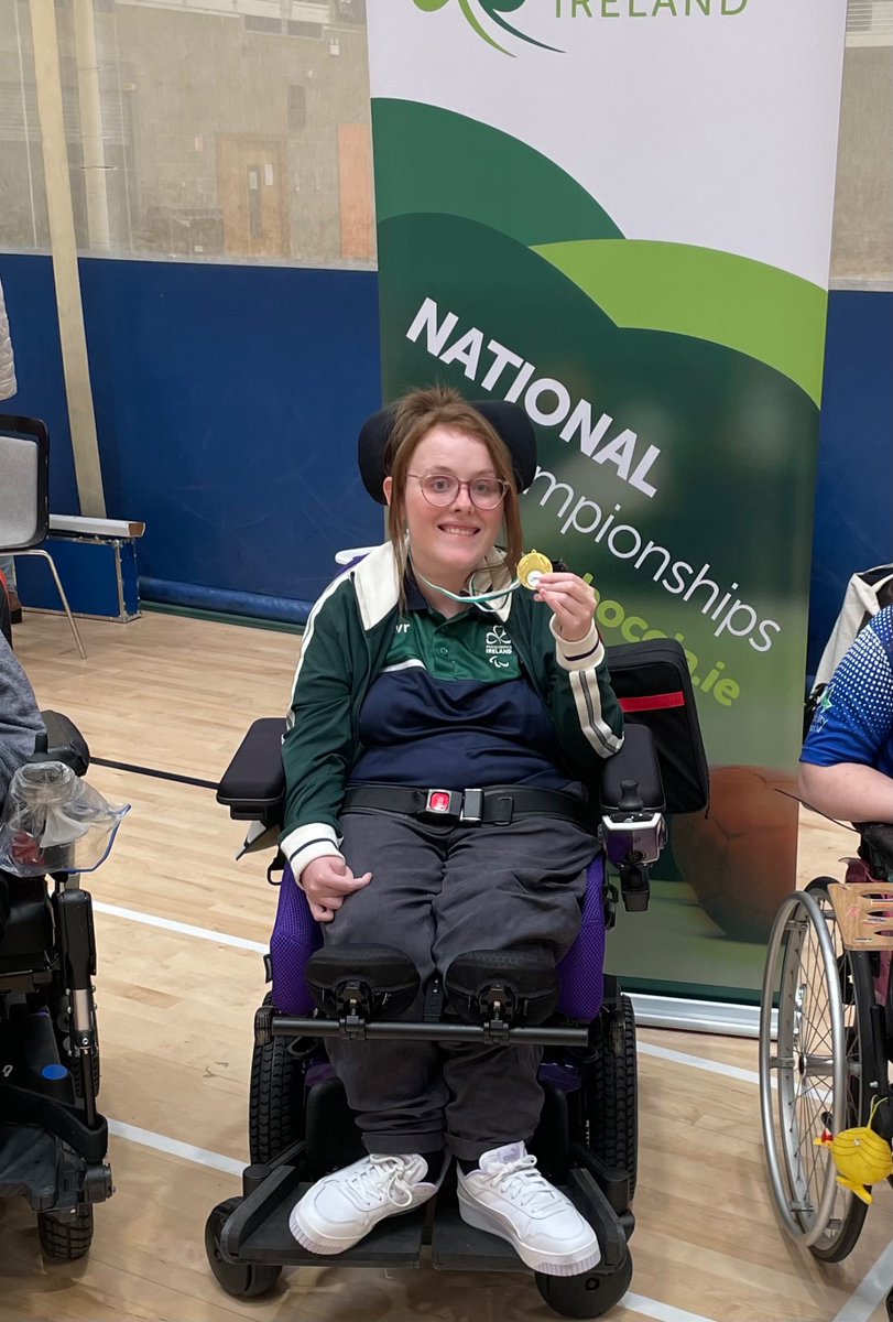 Gold 🏅 for me in the Boccia Ireland Munster championships! 

Buzzing to get such a great result after a heavy and hectic year 🫶🏻
