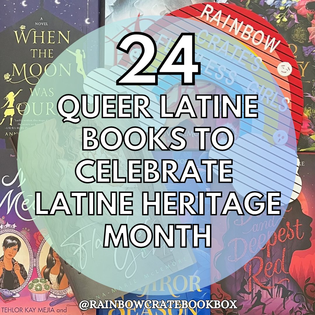 🌈 24 QUEER LATINE/LATINX BOOKS! 🌈

Hey Reading Rainbows! Sept 15th to Oct 15th is Latine Heritage Month. To celebrate we’re featuring 24 Queer Latine books to add to your TBR! 🧵

📷: Thank you to @/RiahWamby on IG for the background photo.