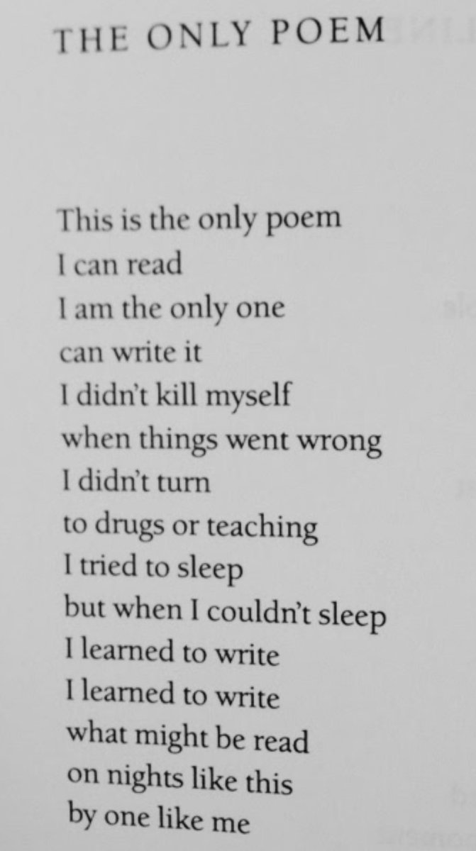 The way Leonard Cohen uses repetition to throttle the engine before the turn in “The Only Poem.”