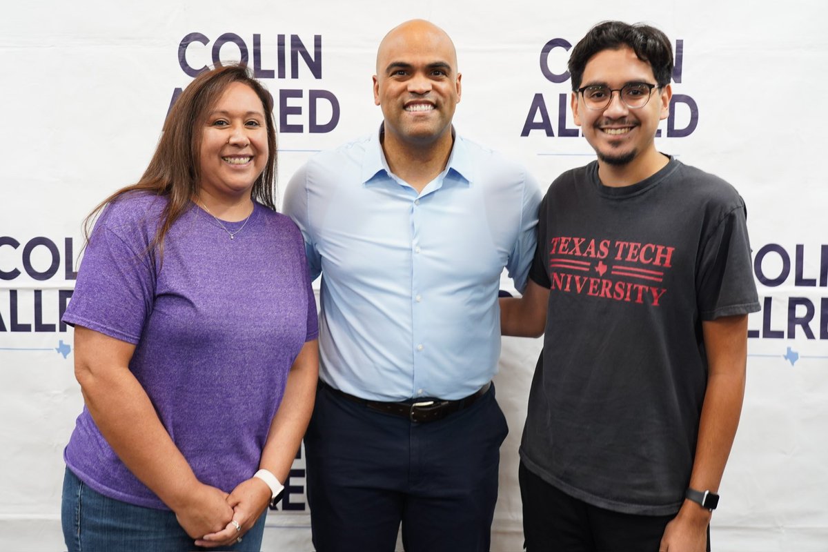 ColinAllredTX's tweet photo. Lubbock is fired up and ready to vote! https://t.co/4oZduVTGUM