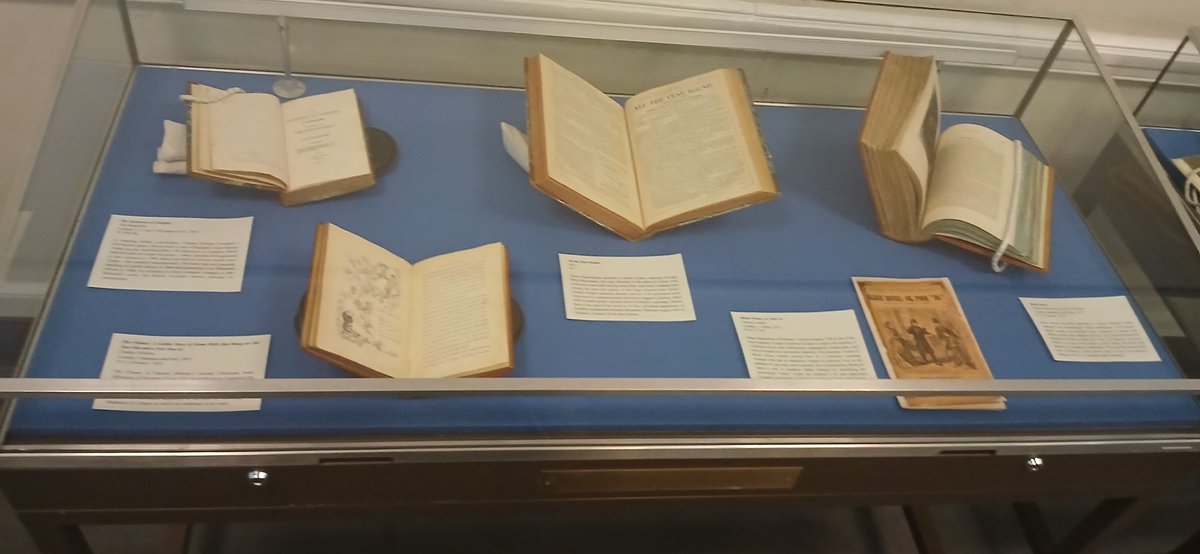 What a day. #Dickensday was awesome as ever.  Where to begin...well we had a fantastic exhibition courtest of <a href="/SenateHouseLib/">Senate House Library</a> that was on display through the day