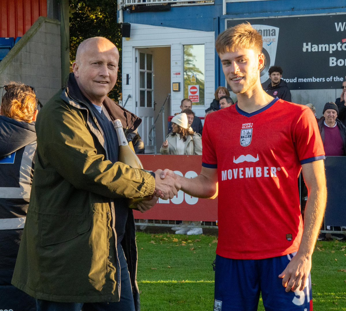 hrbfc1921's tweet photo. Your Player of the match, as voted by the fans and presented by David Williams of St Mary’s University, goes to Alfie Williams. https://t.co/wZITmiLCiF