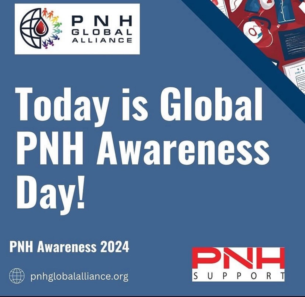 Global PNH Awareness day! So many inspiring lovely people so many changes. Think rare disease   #pnh