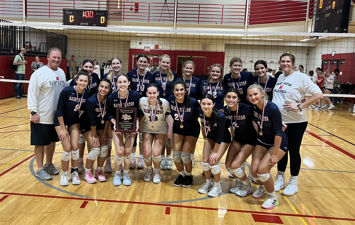 Schaumburg tournament champions! Varsity goes 5-0 to take the gold🥇 

That puts us at 20 wins on the season 💪🏽 Great job ladies!