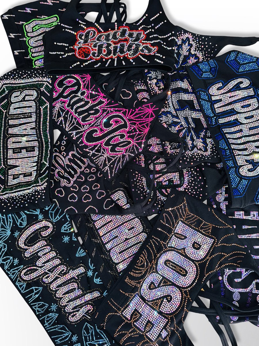 looking for a personal touch for whole program? 

we offer individual detailed designs for each of your teams, helping the gym stay united by quality, but having their own unique design.

link in bio to submit an inquiry today. 

#raleighrhinestones #bling #worldchampswearRR