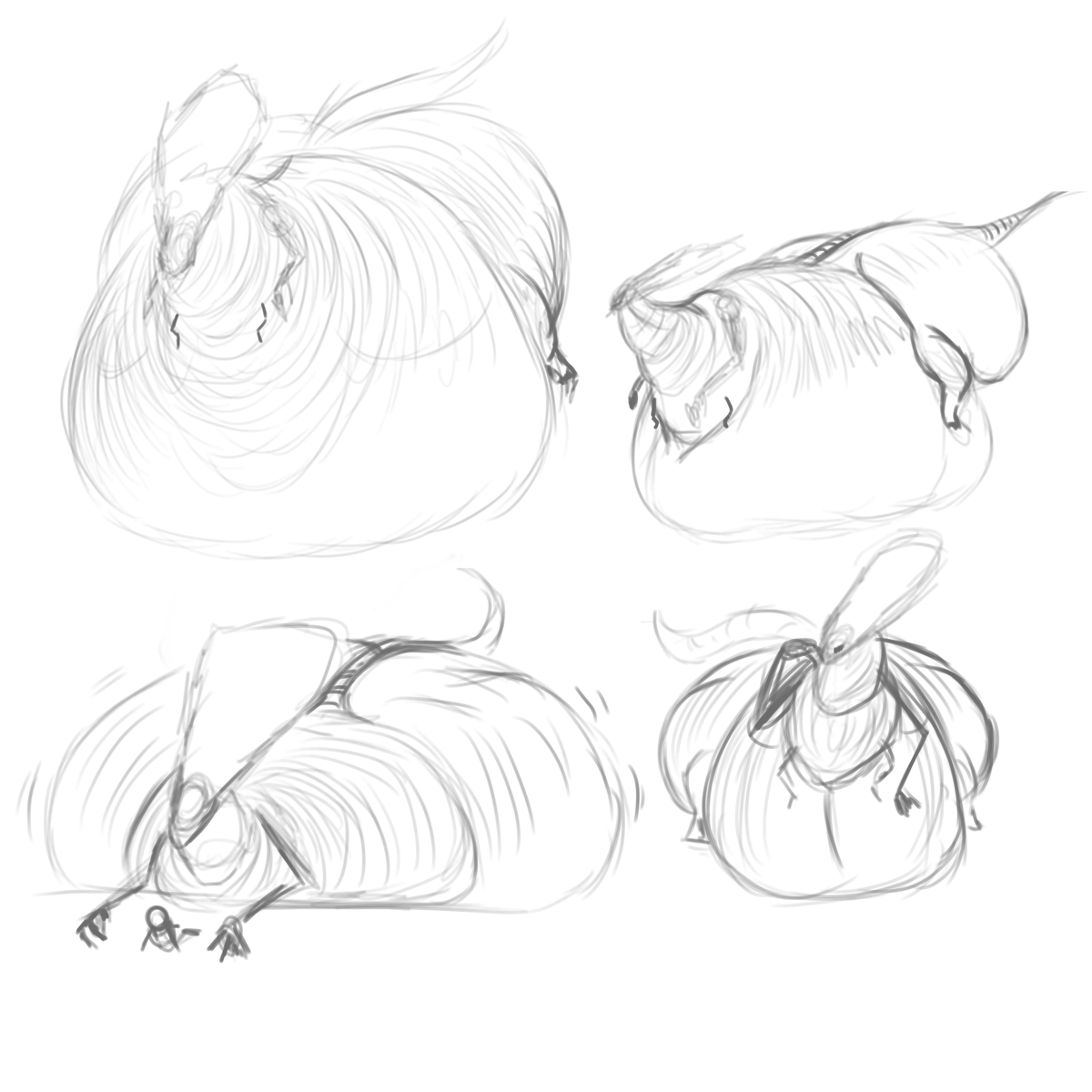I have done nothing but doodle xeno queens with fat asses for the past 2 hours.