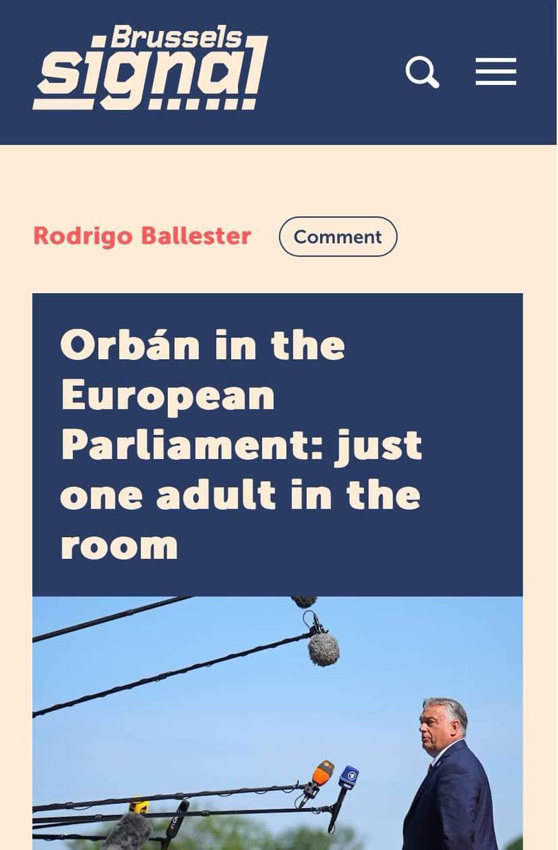 BalazsOrban_HU's tweet image. "It was surprising to see Commission President @vonderleyen follow suit, trampling all over her institutional role to indulge in a political and mendacious attack."

A must read article by @rodballester about the #EPplenary turned into a poltical intifada against #Hungary.
