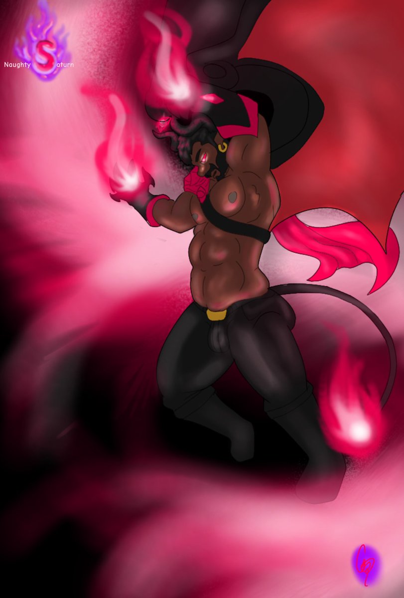 naughty_saturn's tweet photo. Artwork of my incubus OC taking his magic to the next level in his space and time pocket.
#naugthy_saturn #demonwitch #magic https://t.co/25yKS6VOaI