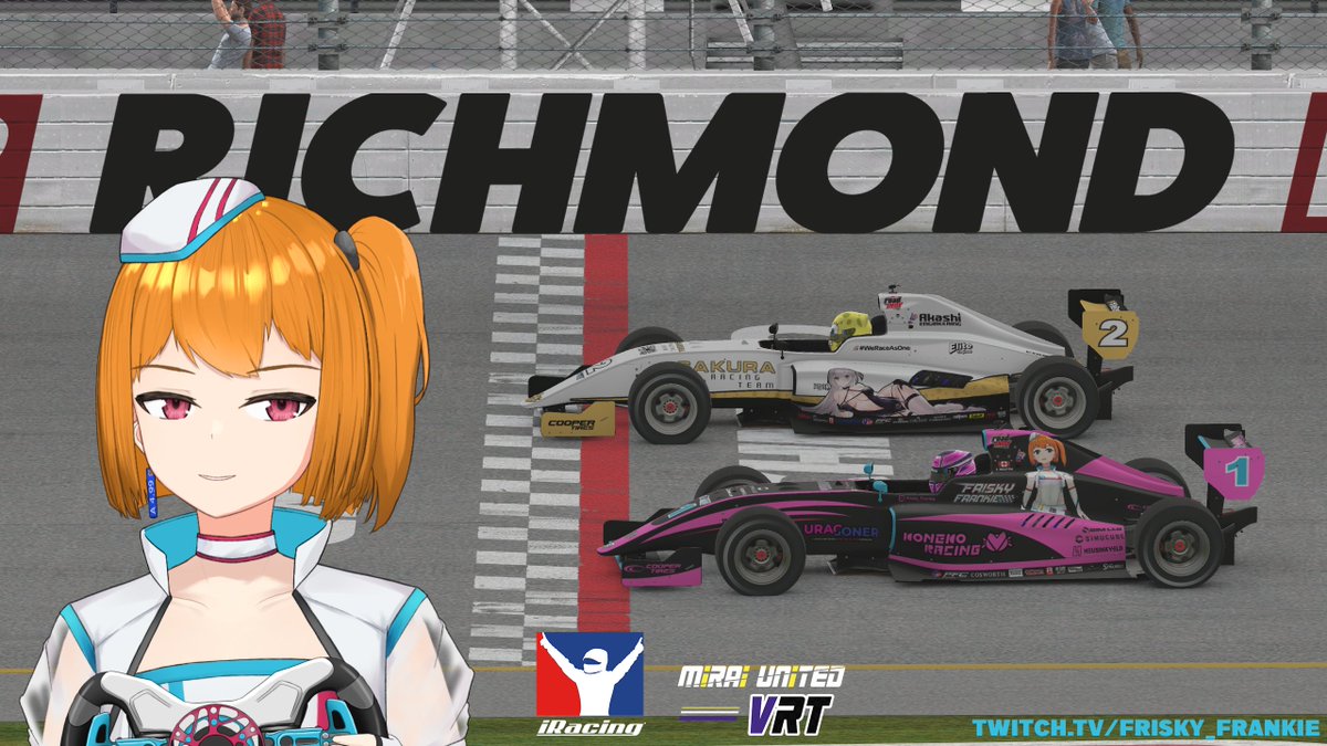 In two hours at 6pm ET, I'll be live with iRacing!

Today, I'll be racing some random stuff. I might do some Indy at Motegi, GT3s or whatever else I fancy.

See you there! 🏎️🏁