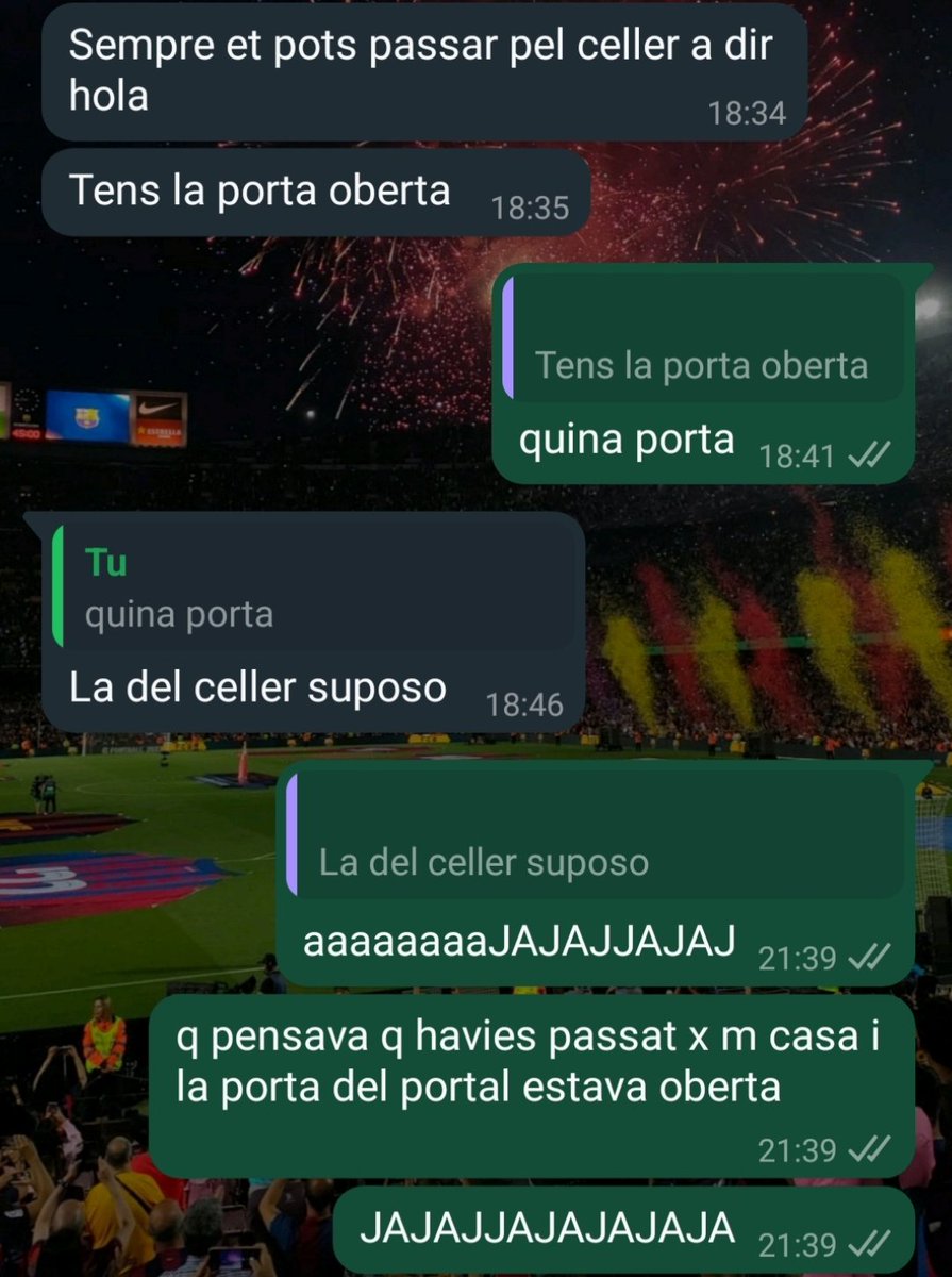 jo pillant les coses