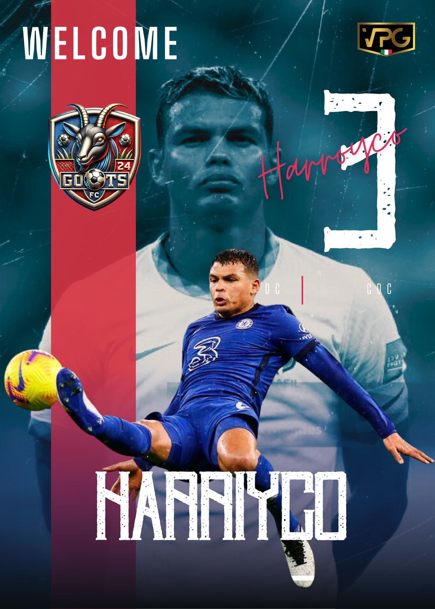 THE GOATS FC (@thegoats_fc) on Twitter photo #ROSTER
Presentiamo…
IL CAPITANO 🧑🏻✈️
GM : <a href="/Harriyco/">H4RRYCO INGIOCABILE</a>
#roadtoglory
<a href="/VPGItaly/">VPG Italy 🇮🇹</a> #ROSTER
Presentiamo…
IL CAPITANO 🧑🏻✈️
GM : <a href="/Harriyco/">H4RRYCO INGIOCABILE</a>
#roadtoglory
<a href="/VPGItaly/">VPG Italy 🇮🇹</a>