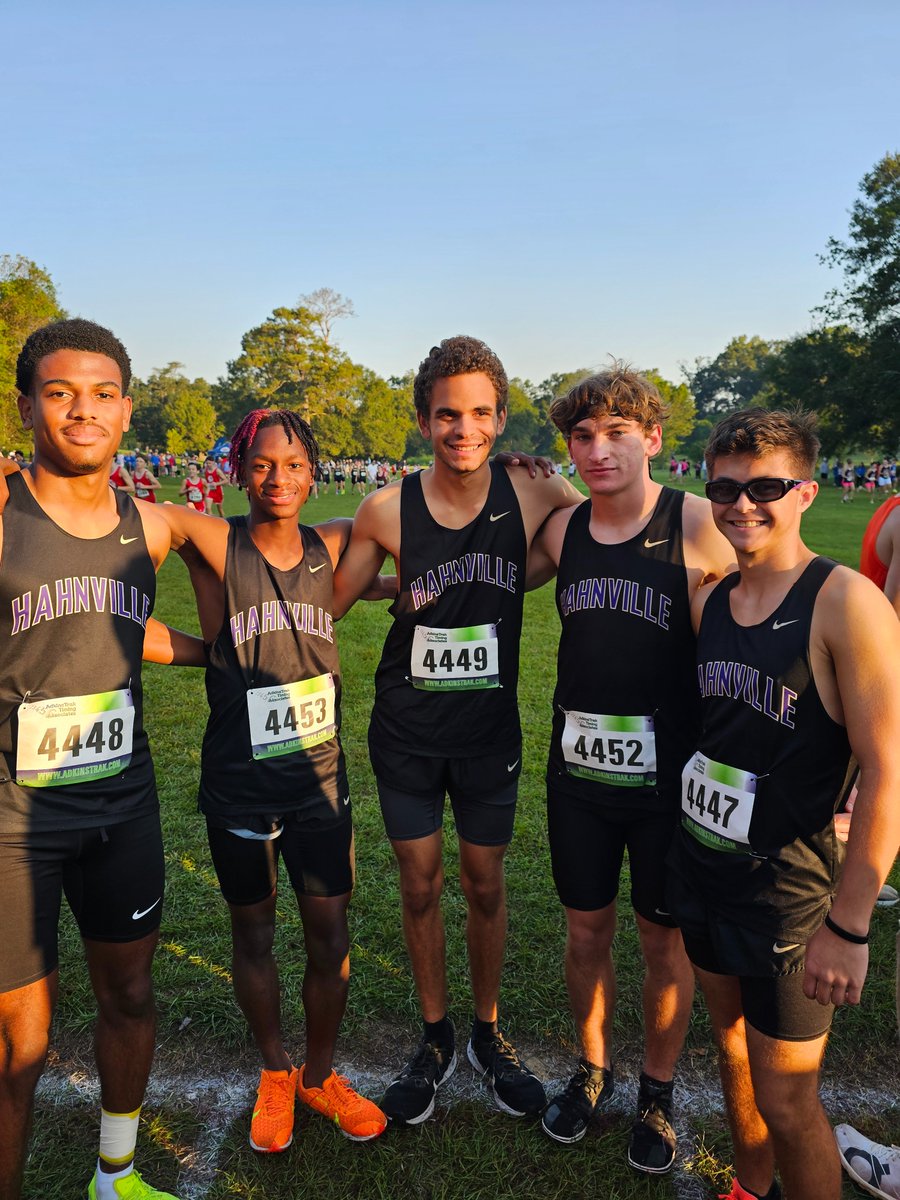 Massive PRs today! 
Preston - 15:46.41 - PR by 18 sec. 🔥
Al - 16:40.07 - PR by 1:01 🔥
Roenicke - 18:26.27 - SB
Braden - 18:32.88 - SB
Christian -  20:44.01 - SB