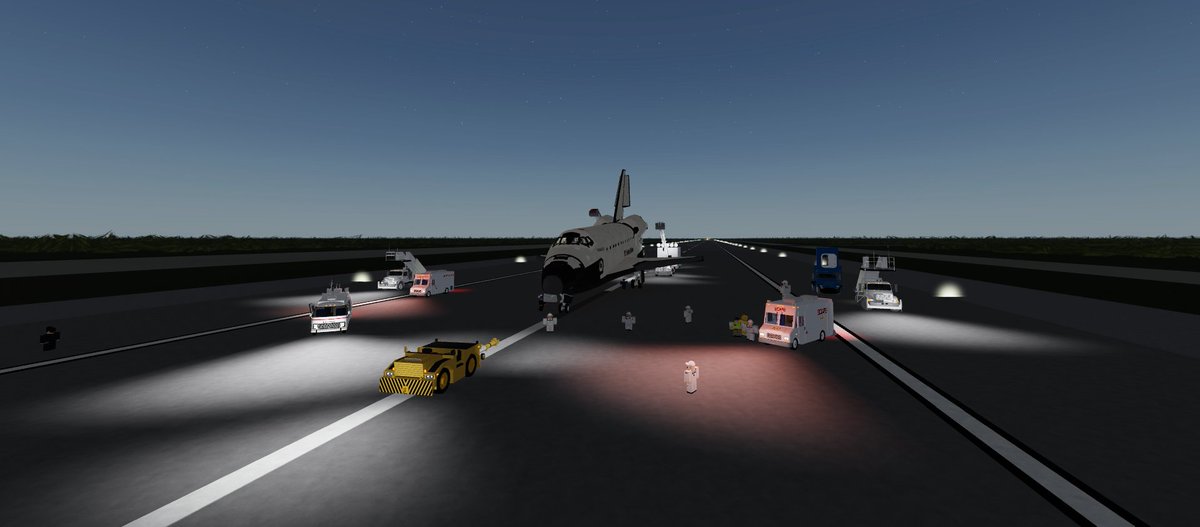 STS-89 landing concluded! Great work by our Ground Operations team. p.s. remember Frank, never forget.

#Roblox #RobloxDev #RobloxEdu #NASA #SpaceShuttle
<a href="/RblxNASA/">(NASA) Roblox</a> <a href="/Roblox/">Roblox</a> <a href="/RobloxEdu/">Roblox Education</a> <a href="/NASA/">NASA</a>